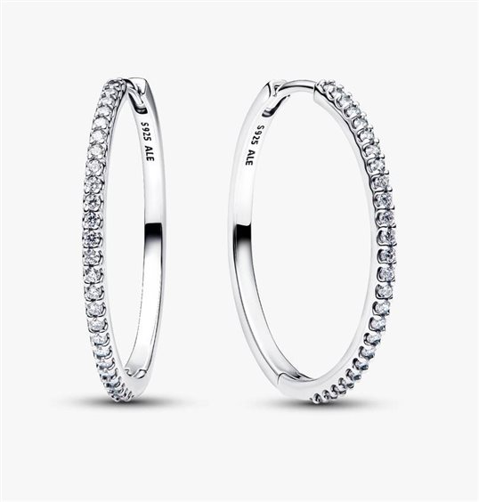 Orecchini Pandora Donna Pavé in Argento Cubic Zirconia 294650C01 - 294650C01